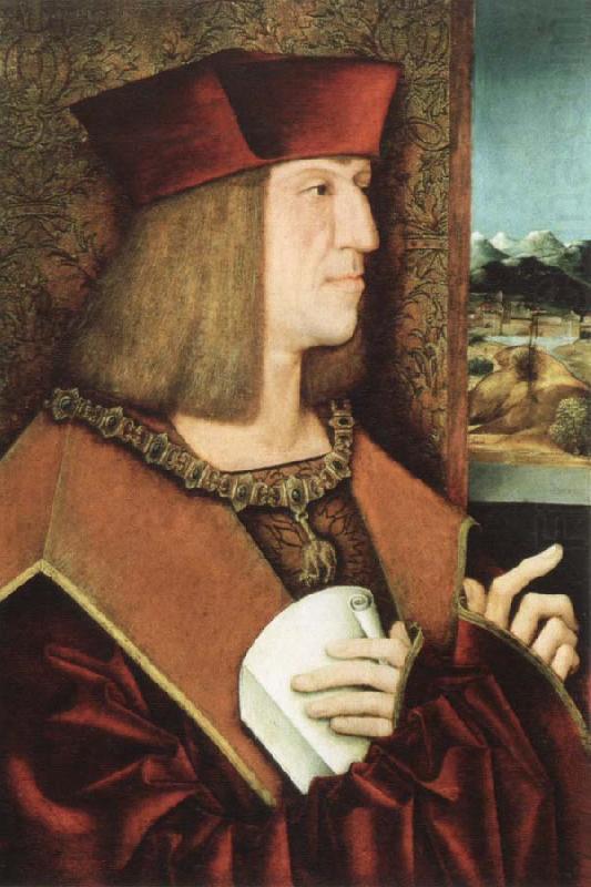 portrait of emperor maximilian, bernhard strigel